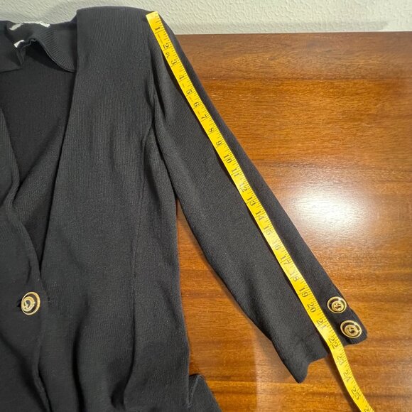 Vintage St. John Old Money Luxury Minimalist Parisian Capsule Dark Navy Large - Picture 9 of 12